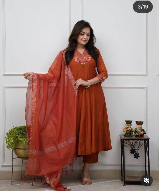 Jaipuri 3pcs anarkali Kurti wholesale market in Delhi